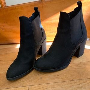 Worn once H&M Black Booties